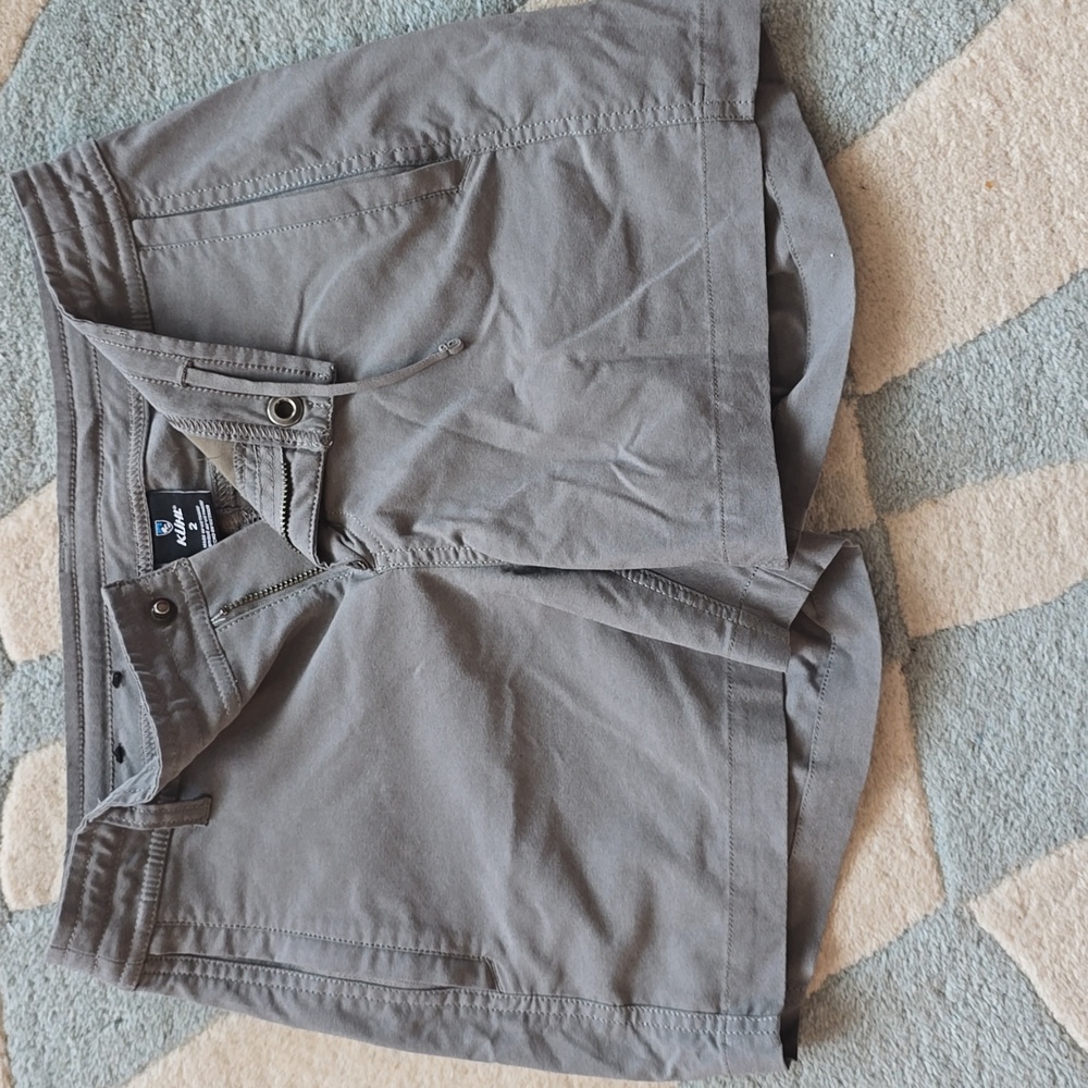 Kuhl Women's Charcoal Flat Front Shorts